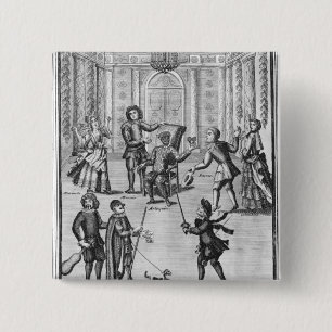 Die Lotterie des Harlekins Button