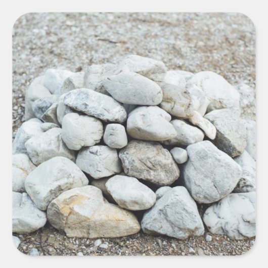 Die Lotterie Quadratischer Aufkleber (Vorderseite)