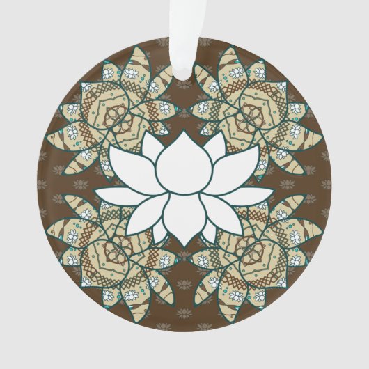 Die Lotus-Akrylverzierung Ornament (Vorderseite)