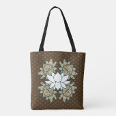 Die Lotus All-Over-Print-Tasche Tasche (Rückseite)