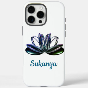 Die Lotus-Blume personalisiert iPhone 16 Pro Max Hülle