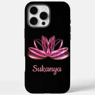 Die Lotus-Blume personalisiert iPhone 16 Pro Max Hülle