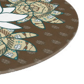 Die Lotus-Glasschneidplatte Schneidebrett (Ecke)