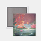 Die Lotus Pond Fairy Magnet (Vorderseite/Rückseite)