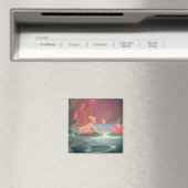 Die Lotus Pond Fairy Magnet (In Situ (Geschirrspüler))