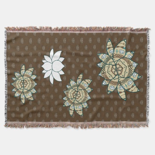 Die Lotus-Wirrblanket Decke (Vorderseite)