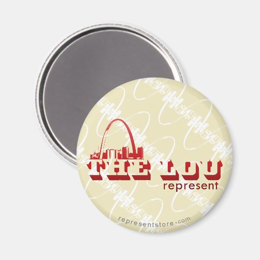 Die Lou St. Louis Vertretung Magnet (Vorderseite/Rückseite)