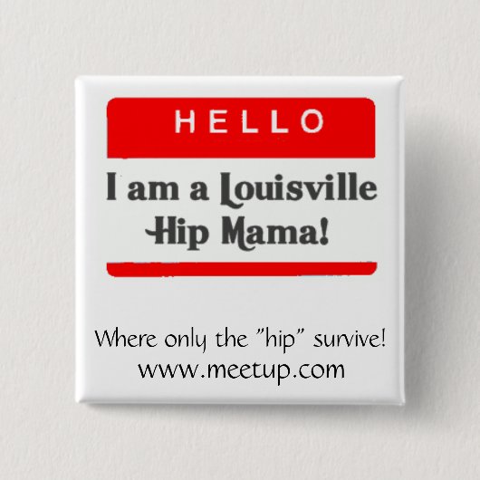 Die Louisville-angesagte Mutter Button - besonders (Vorderseite)