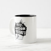 Die Lounge im Korb Zweifarbige Tasse (Vorderseite Links)