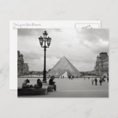 Die Louvre Glass Pyramid Postcard Postkarte (Vorne/Hinten)