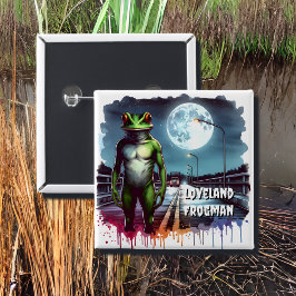 Die Loveland Frogman | Ohio Cryptid Button