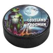 Die Loveland Frogman | Ohio Cryptid Eishockey Puck (3/4)
