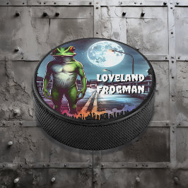 Die Loveland Frogman | Ohio Cryptid Eishockey Puck