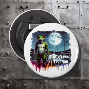 Die Loveland Frogman Ohio Cryptid Flaschenöffner
