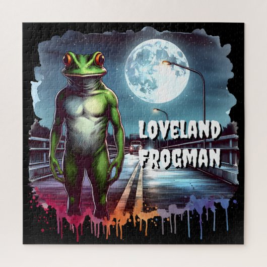 Die Loveland Frogman | Ohio Cryptid Puzzle (Vertikal)