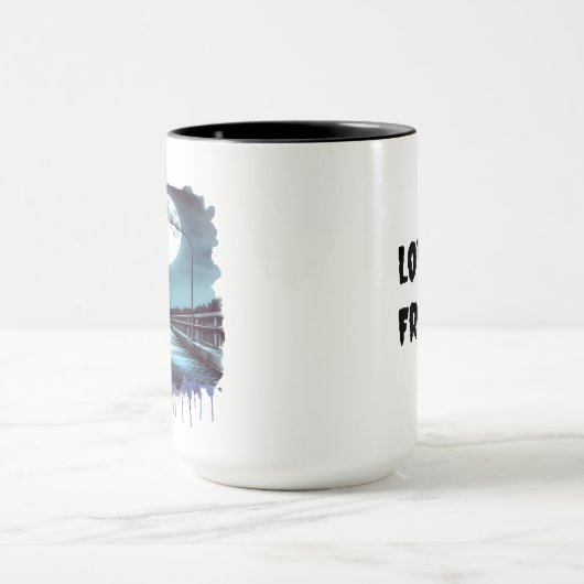 Die Loveland Frogman | Ohio Cryptid Tasse (Zentrum)