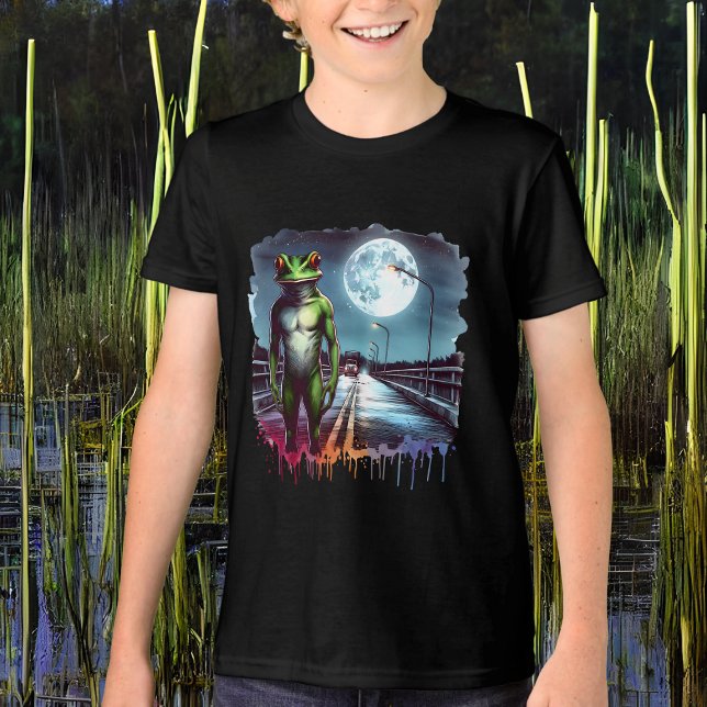 Die Loveland Frogman | Ohio Cryptid Tri-Blend Shirt (Von Creator hochgeladen)