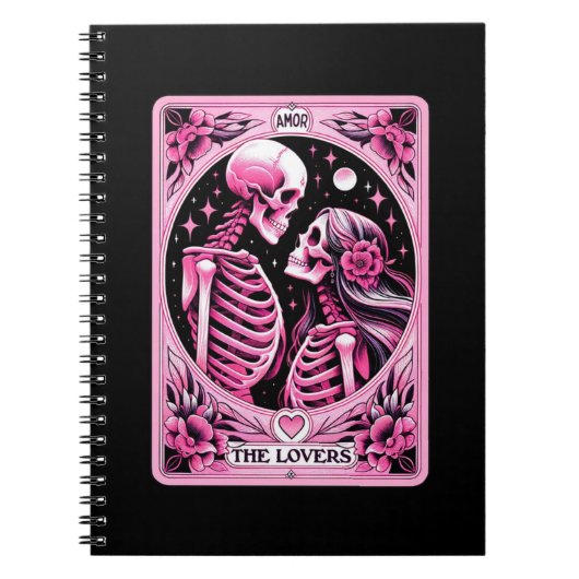 Die Lovers Tarot Card Notebook Collection Notizblock (Vorderseite)