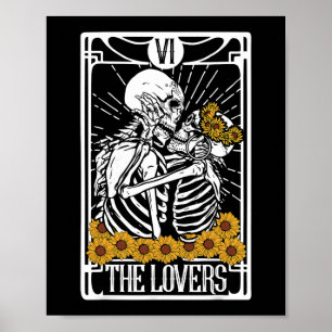 Die Lovers Tarot Card Reading Hexenhalle Poster
