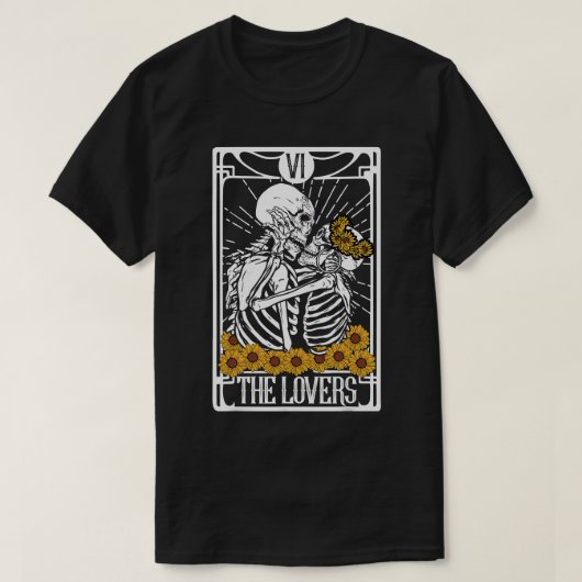 Die Lovers Tarot Card Reading Hexenhalle T-Shirt (Design vorne)