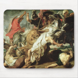 Die Löwe-Jagd, 1621 Mousepad