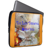 Die Löwen triumphieren die Laptop-Blätter Laptopschutzhülle (Vorne Rechts)