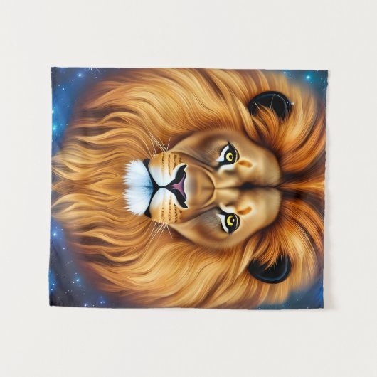 Die Löwen Wandteppich (Vorderseite (Horizontal))