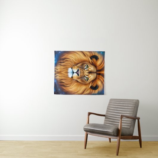 Die Löwen Wandteppich (Beispiel (Horizontal))