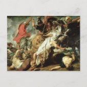 Die Löwenjagd, 1621 Postkarte (Vorderseite)