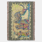 Die Löwenjäger werfen Blanket Decke (Vorderseite Vertikal)