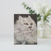 Die Löwenkatze Postkarte (Stehend Vorderseite)