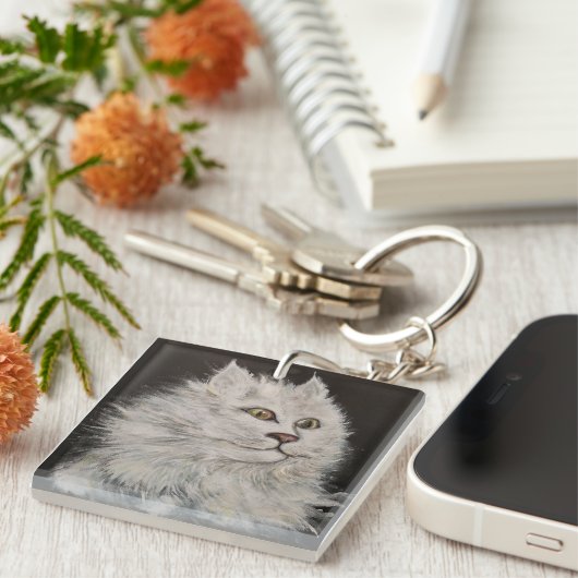 Die Löwenkatze Schlüsselanhänger (Vorderseite rechts)