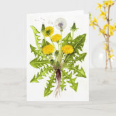 Die Löwenzahn-Sammlung Karte (Gelbe Blume)
