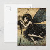 Die Löwenzahnfee Postkarte (Vorne/Hinten)