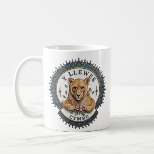 Die Löwin. England Kaffeetasse (Links)