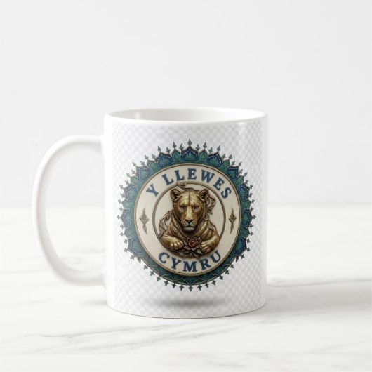 Die Löwin. England Kaffeetasse (Links)