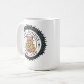 Die Löwin. Irland Kaffeetasse (Vorderseite Links)
