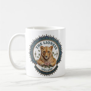 Die Löwin. Irland Kaffeetasse
