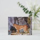 Die Löwin oder The Lioness (1832) Postkarte (Stehend Vorderseite)