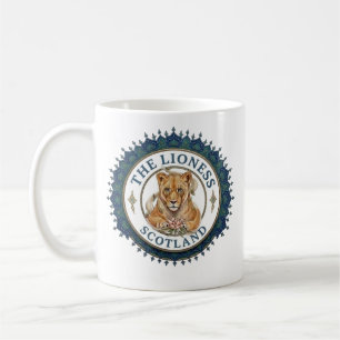 Die Löwin. Schottland Kaffeetasse