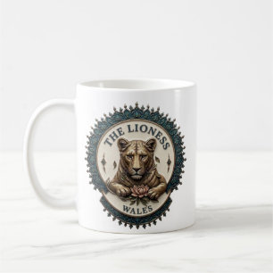 Die Löwin. Wales Kaffeetasse