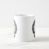 Die Löwin. Wales Kaffeetasse (Mittel)