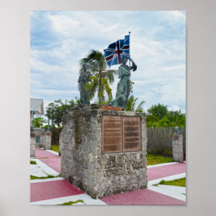 Die Loyalist Memorial Sculpture Gardens, Bahamas Poster