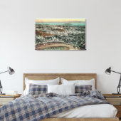 Die Luft der Stadt aus den Zwillingsspitzen Leinwanddruck (Insitu (Schlafzimmer))