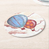 Die Luft, die ich atme von AnyaC Runder Pappuntersetzer (Angewinkelt)