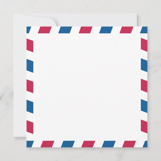 Die Luftpost der Dominikanischen Republik speicher Save The Date (Rückseite)