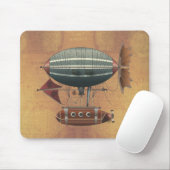 Die Luftschiff-Aleute Steampunk Flugmaschine Mousepad (Mit Mouse)
