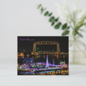 Die Luftseilbrücke und Bentleyville Minnesota Postkarte (Stehend Vorderseite)