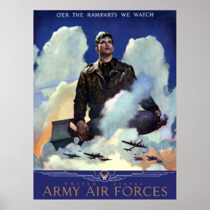 Die Luftstreitkräfte der Armee Poster