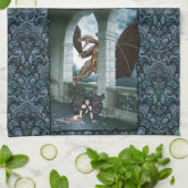 Die Lüge des Drachen Geschirrtuch (Gefaltet)